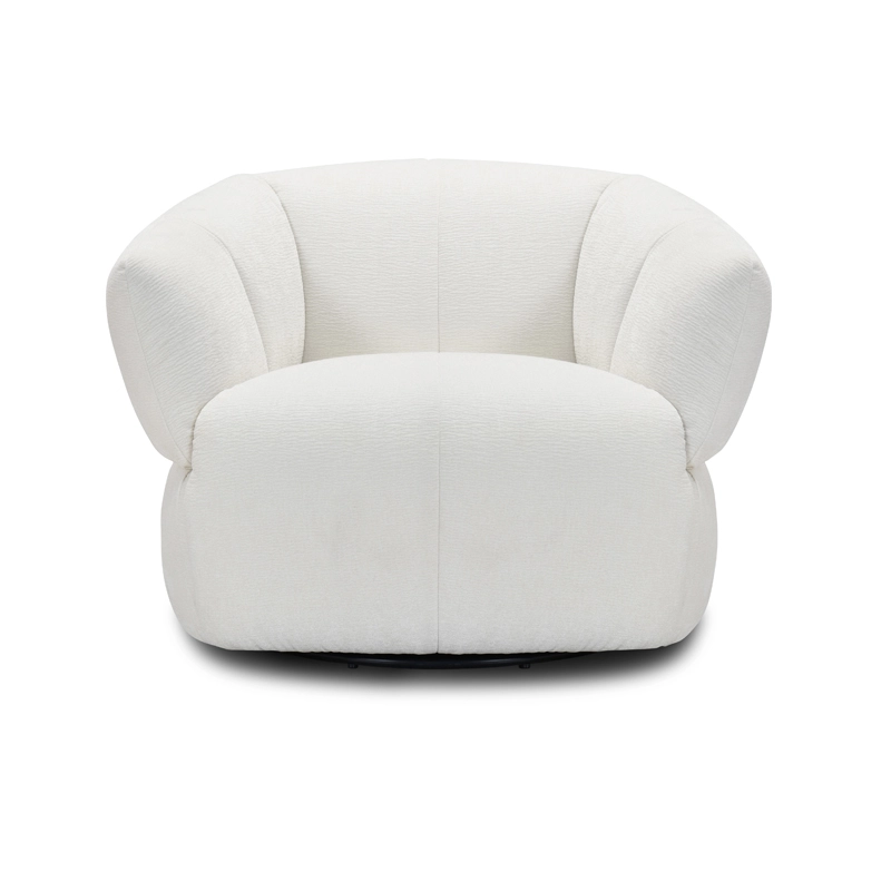 Fauteuil en tissu pivotant BONO