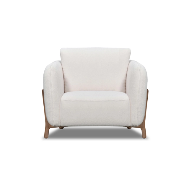 Fauteuil en tissu LUANA