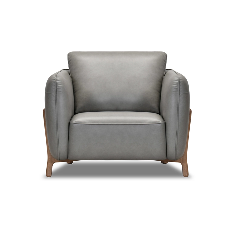 Fauteuil en cuir LUANA