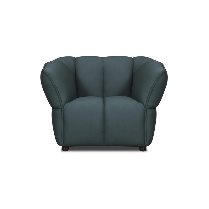 Fauteuil en cuir MILA