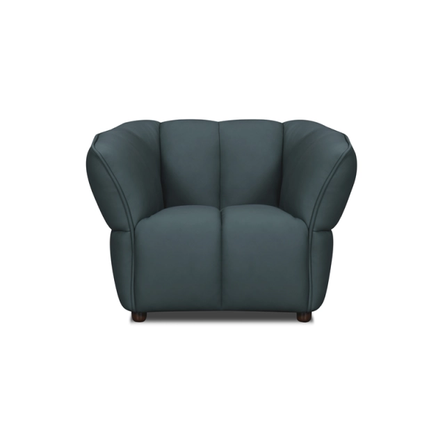 Fauteuil en cuir MILA